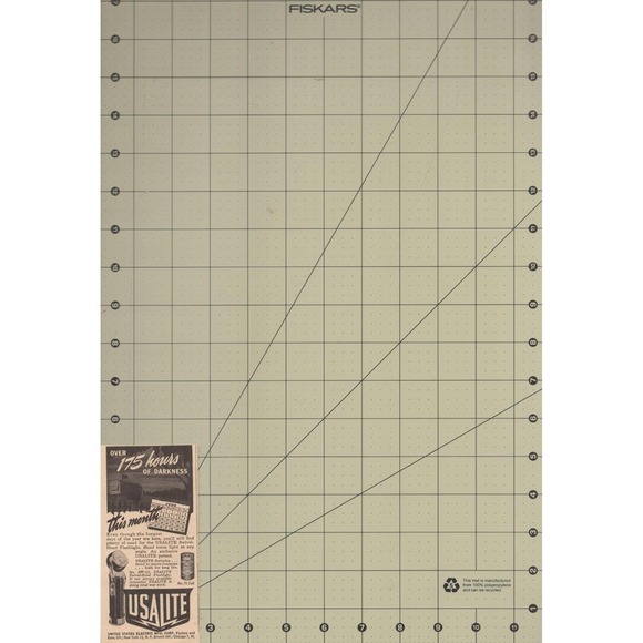 USALITE Flashlight WWII Over 175 Hours of Darkness Vintage Print Ad 1945 - Picture 2 of 3